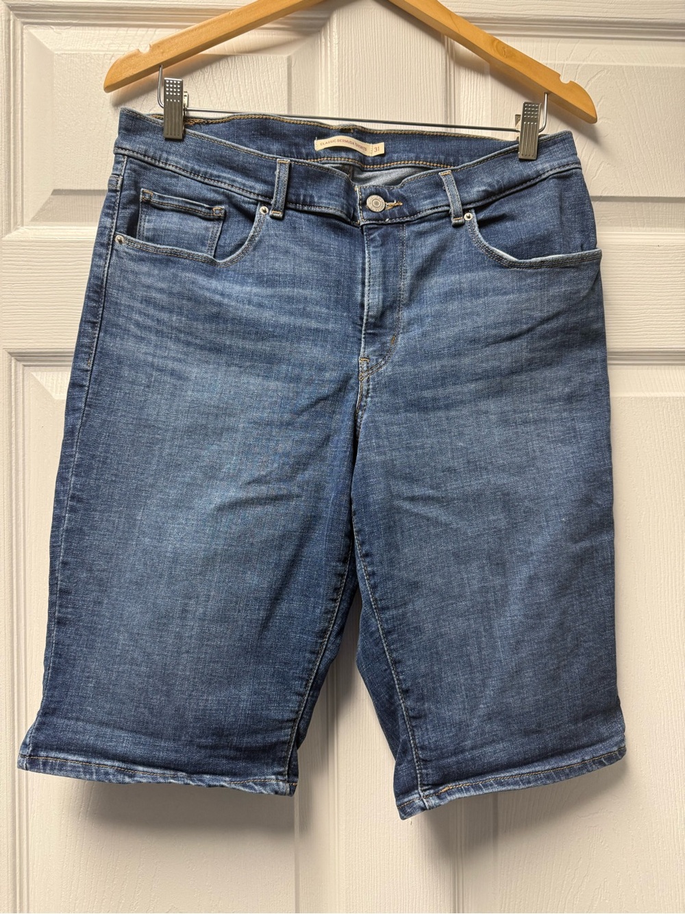 Levi's Blue Denim Jean Shorts